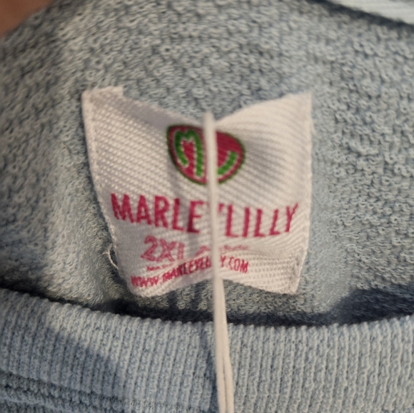 Marleylilly Coastal Crewneck – Light Blue (2XL/3XL) NEW - Picture 5 of 5